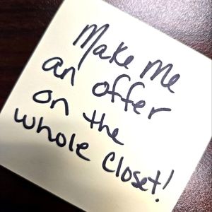 Closet Closing - make an offer!